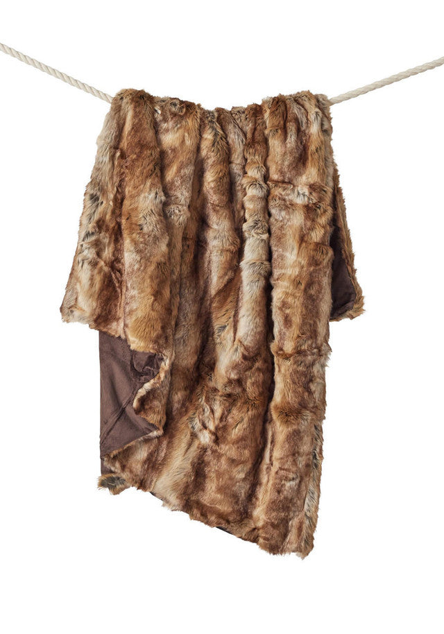 Signature Series Fisher Faux Fur Throws 60" x 72"