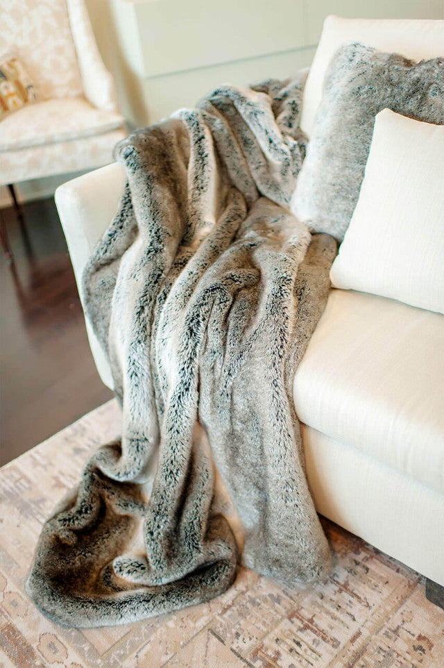 Signature Series Throw Grey Rabbit 

60" x 72"