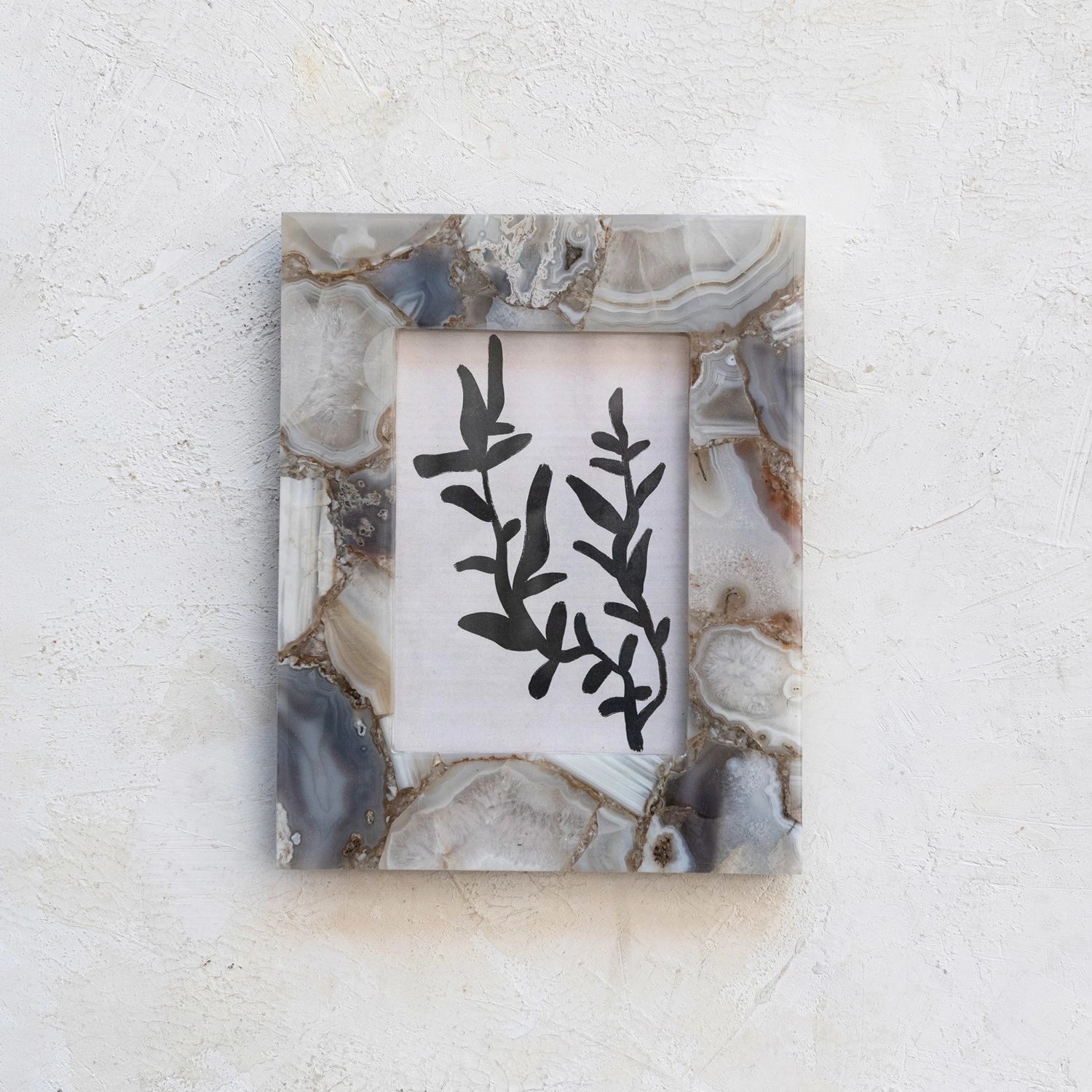 Grey Agate Photo Frame