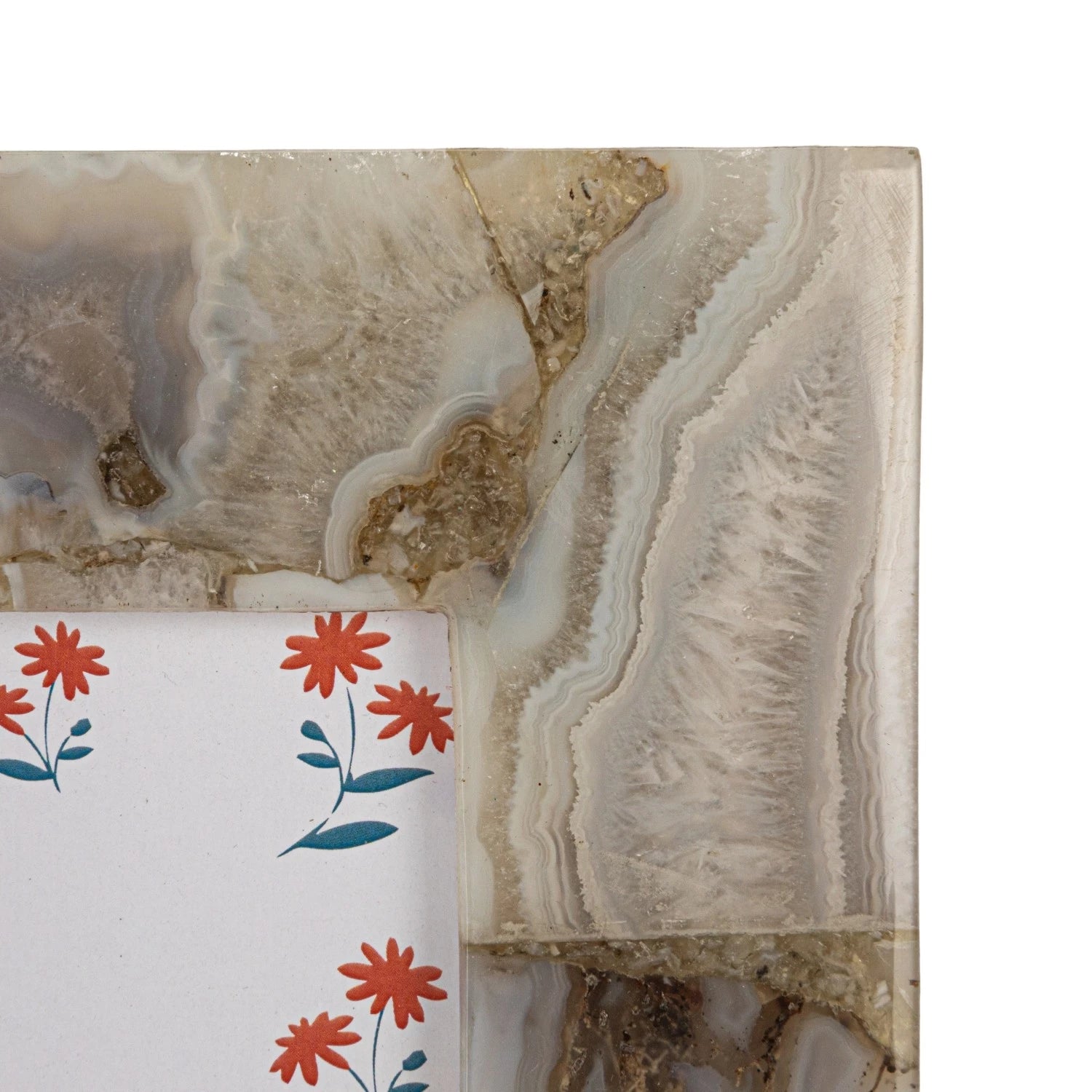 Grey Agate Photo Frame