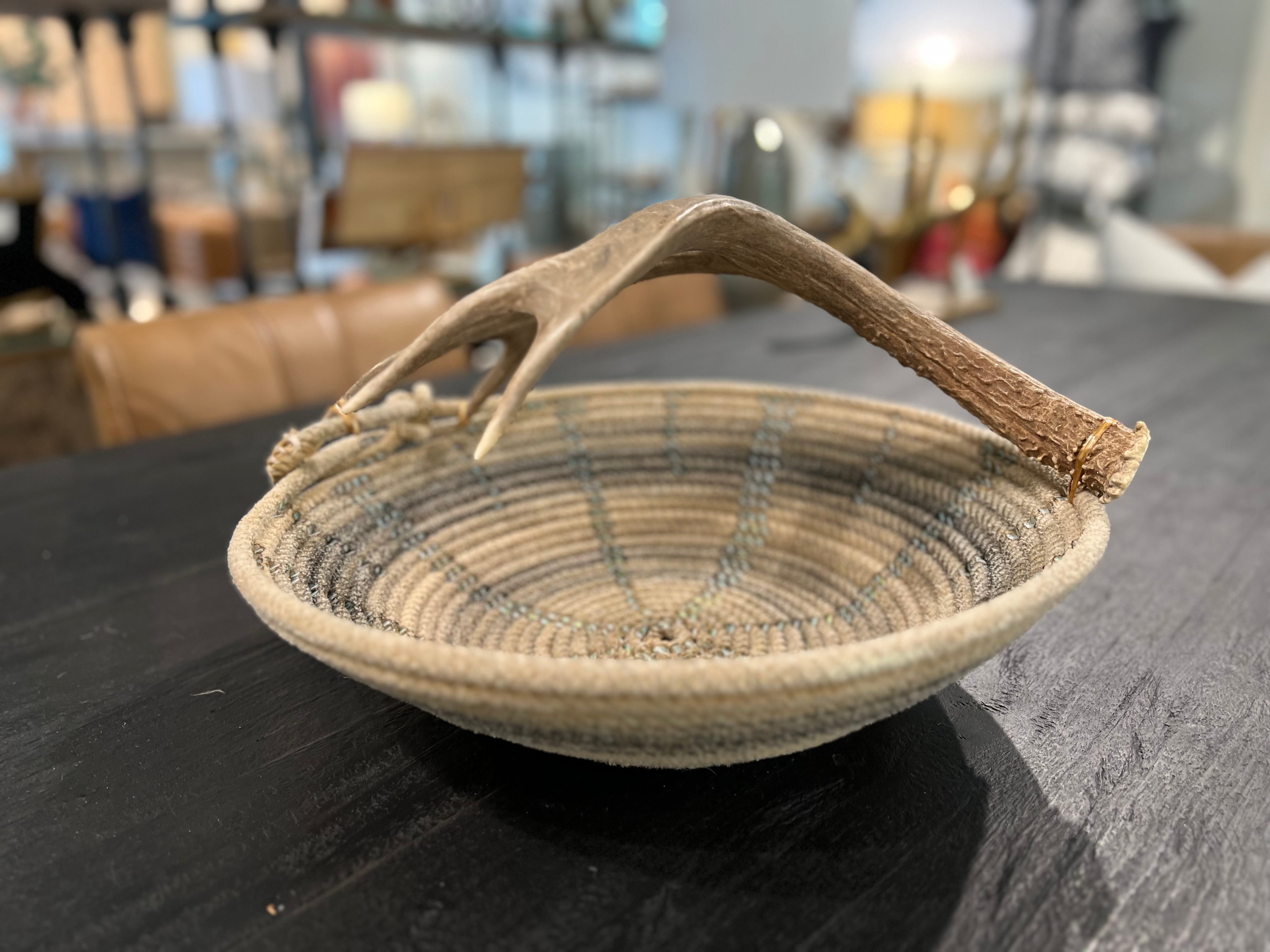Lariat Antler Rope Baskets