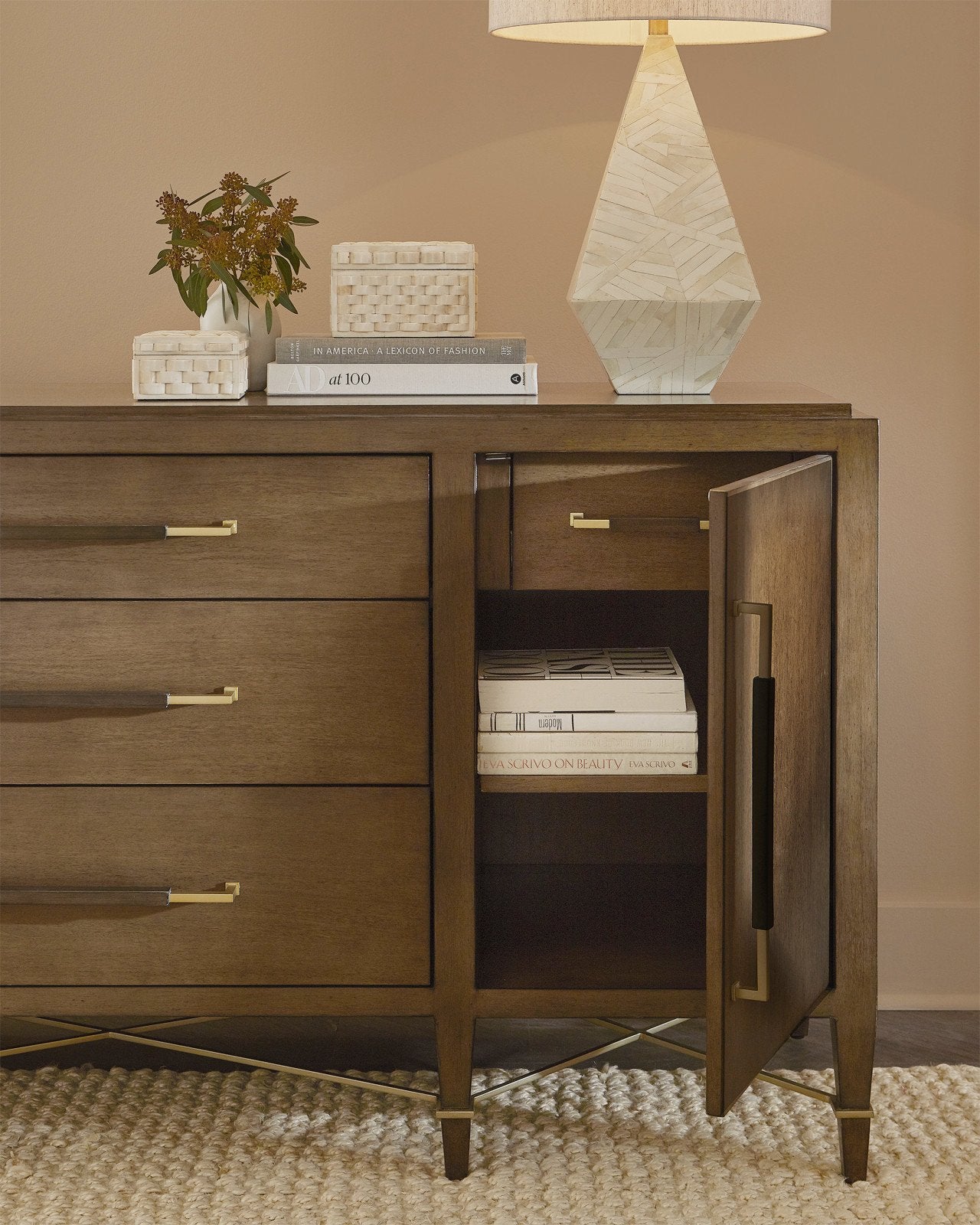 Verona Chanterelle Three-Drawer Chest, 2 Color Options