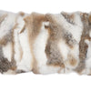Rabbit Fur Lumbar Pillow, 3 Colorways