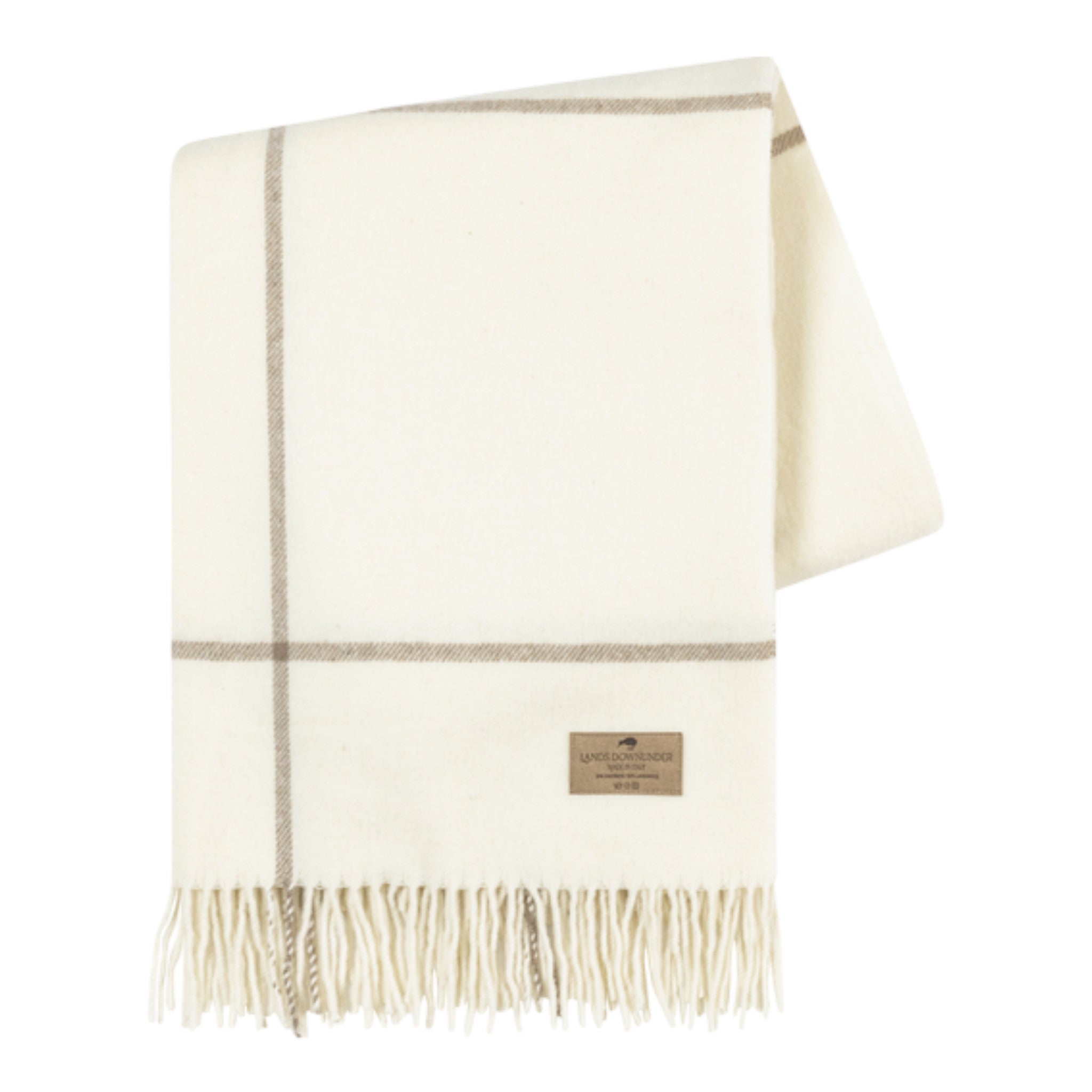 Windowpane Cashmere Throw