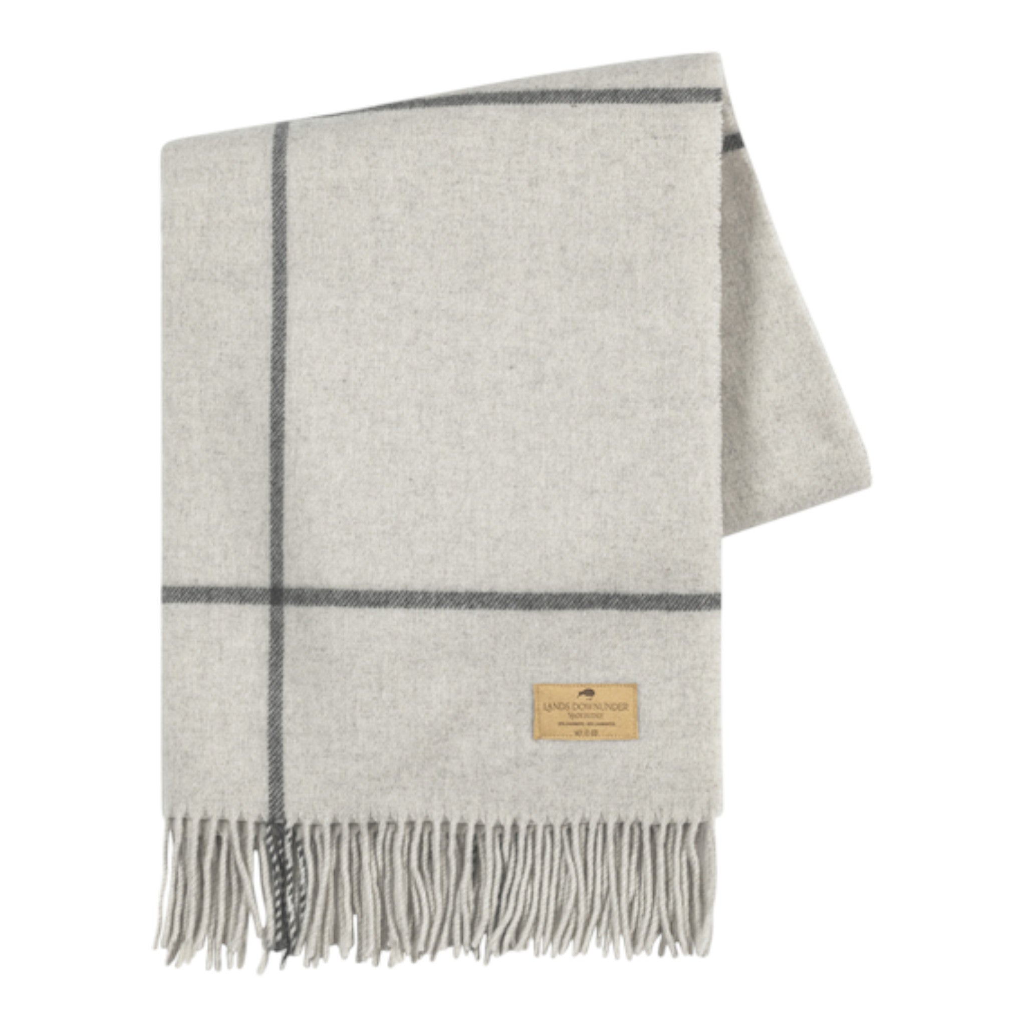Windowpane Cashmere Throw