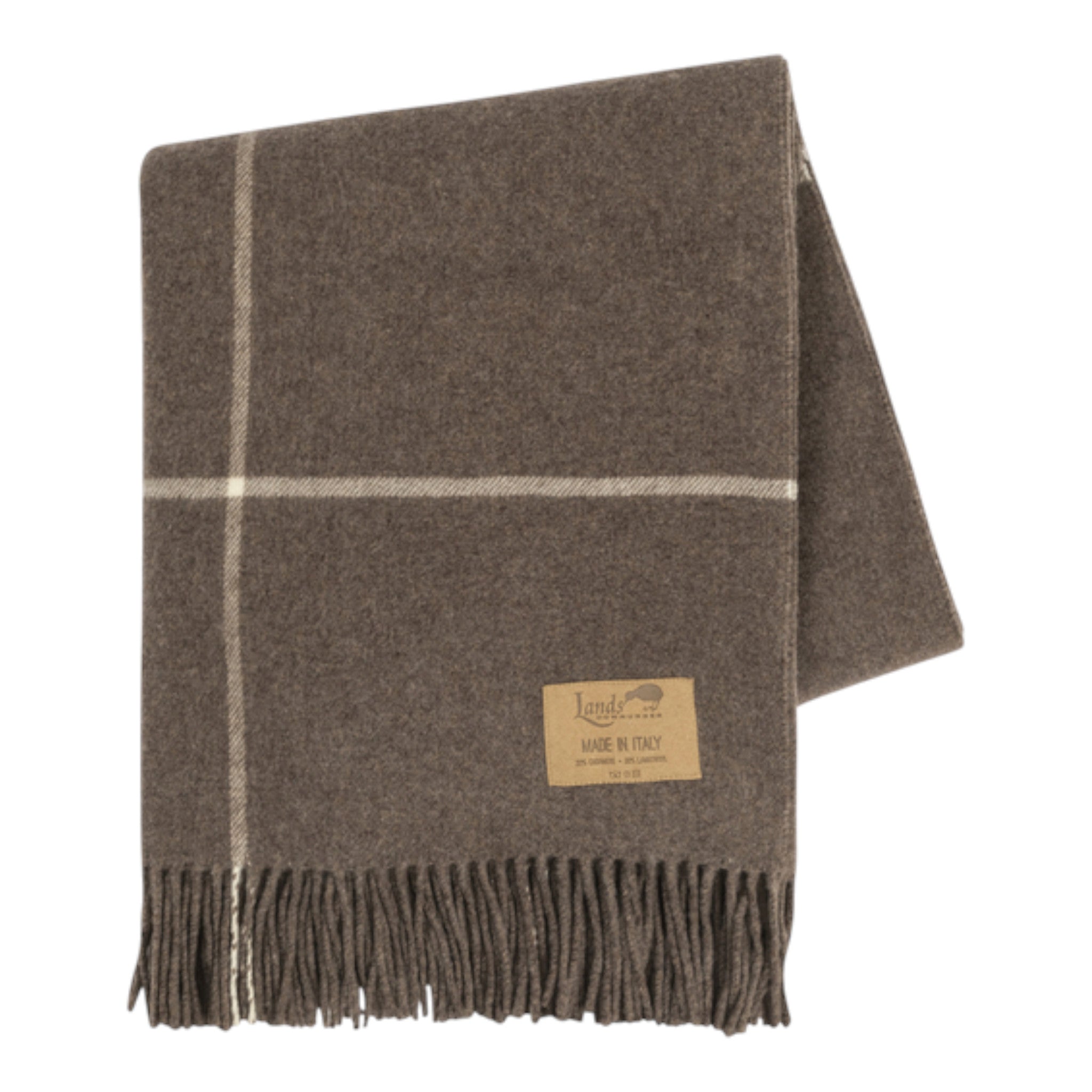 Windowpane Cashmere Throw