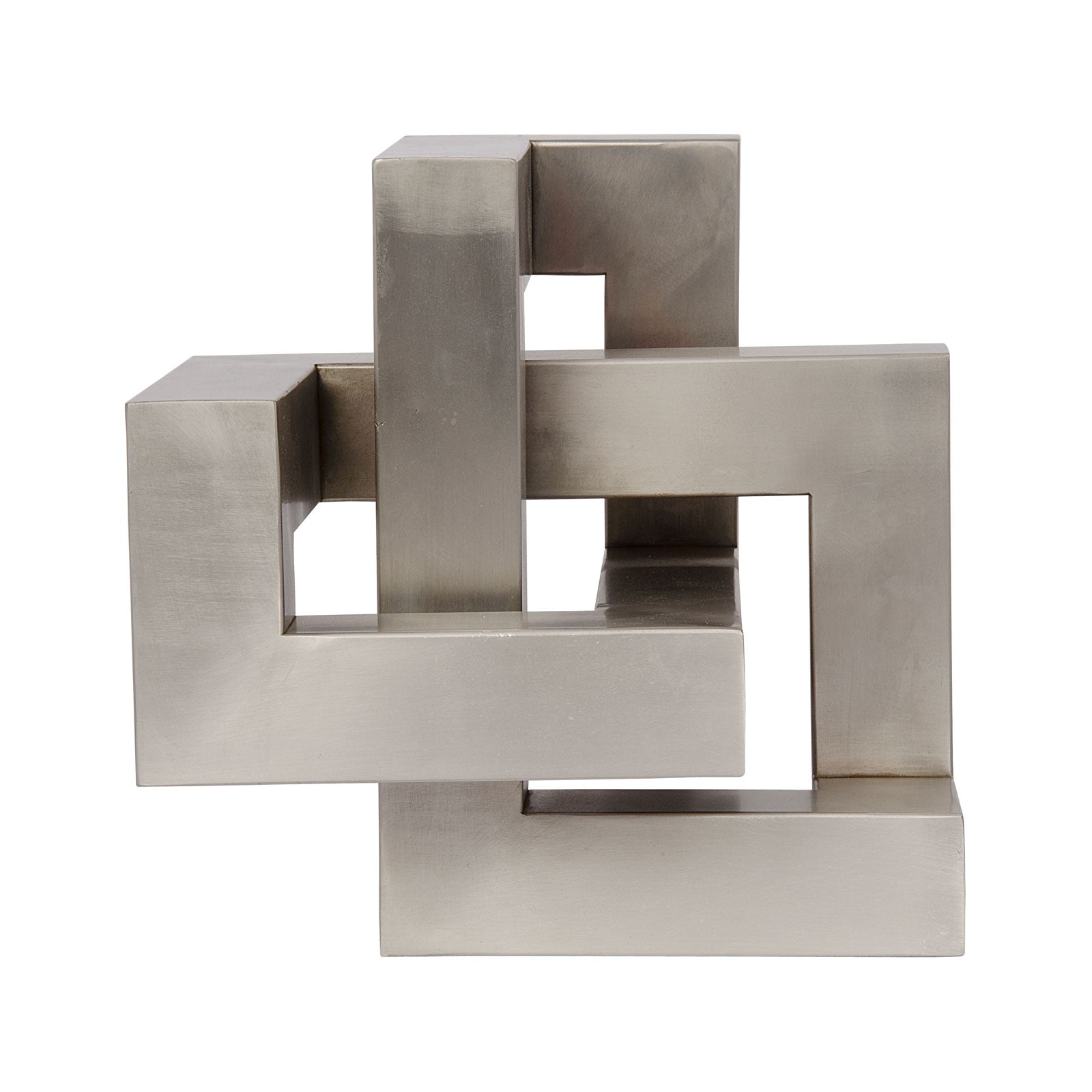 Glacier Antique Silver Sculpture