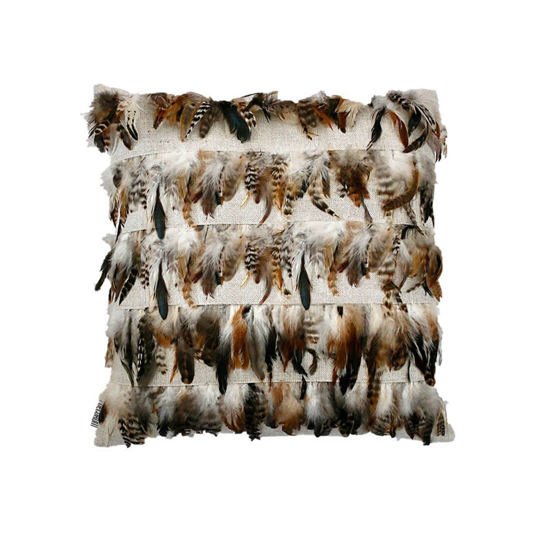 Federick Feather and Linen Pillow