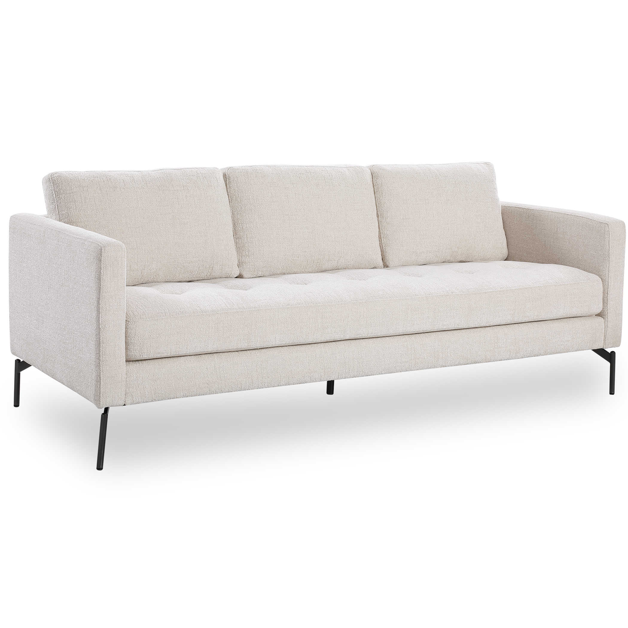 Ventura Sofa - Ivory Chenille