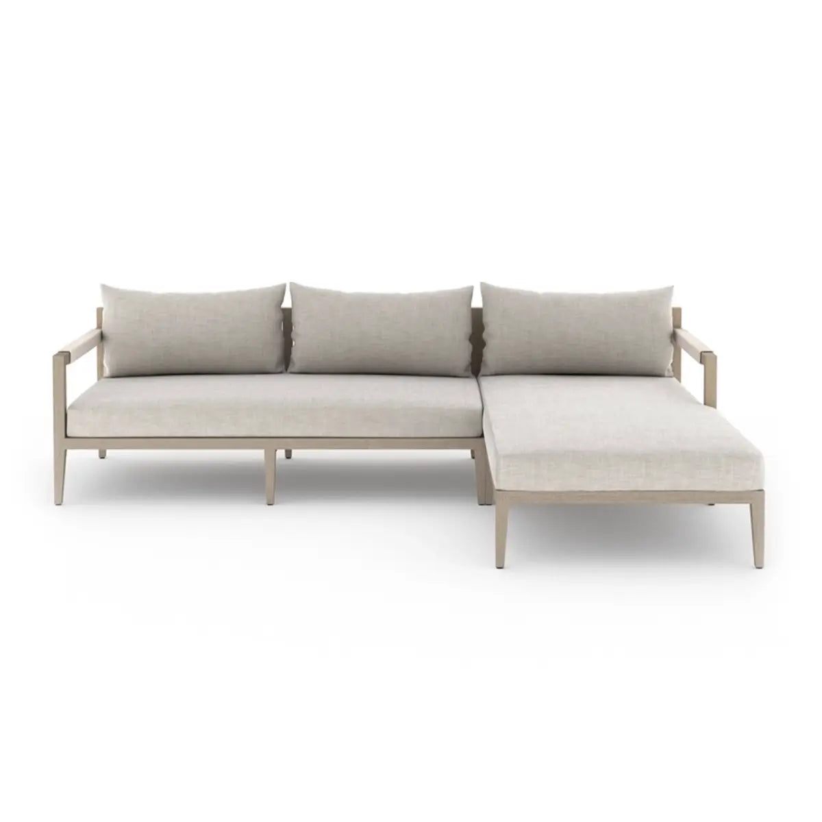 Sherwood 2pc Outdoor Sectional Sofa - Front View