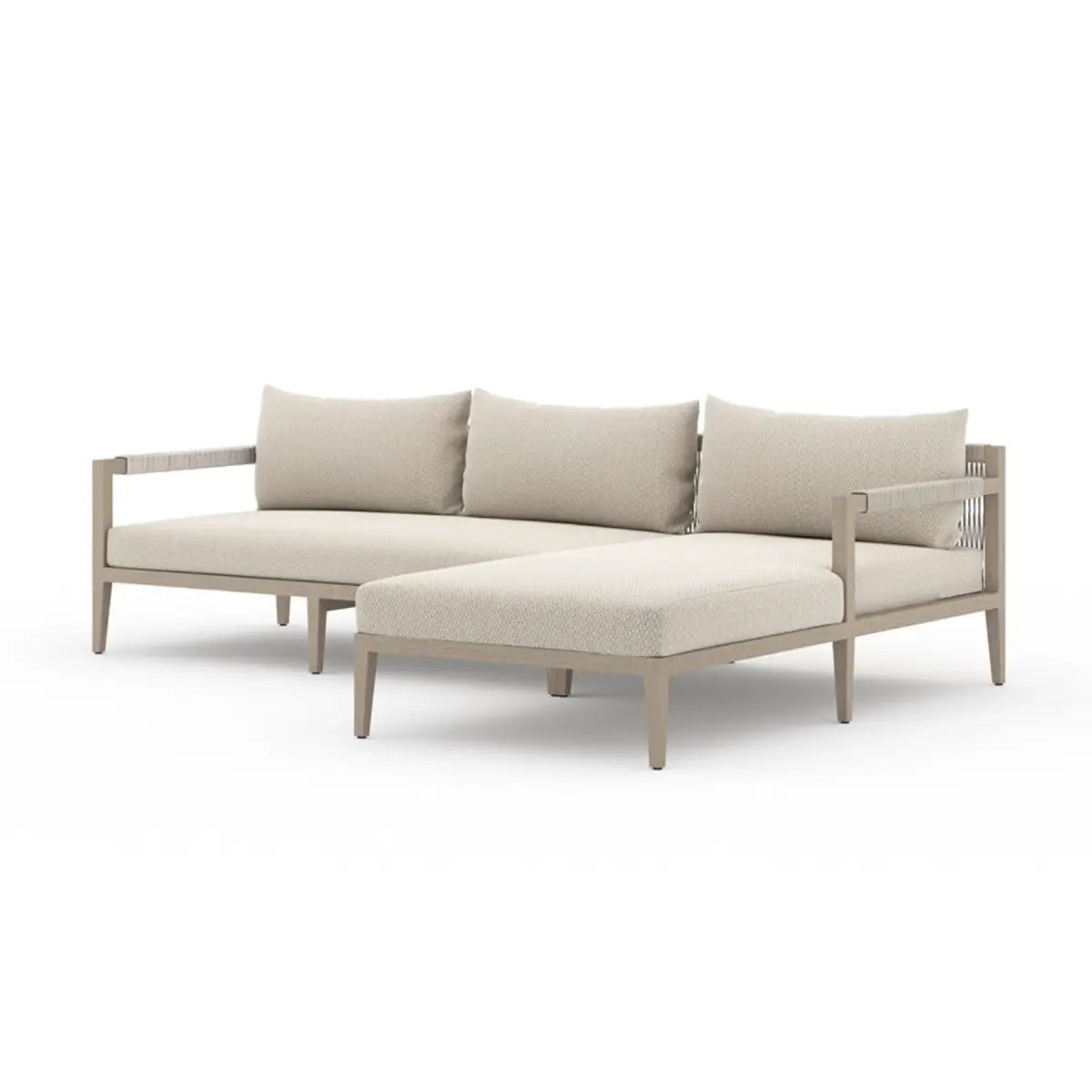 Sherwood 2pc Outdoor Sectional Sofa - Sand