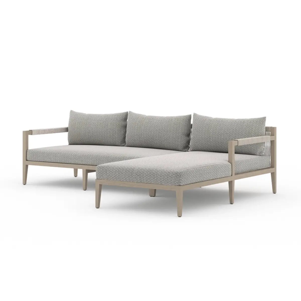 Sherwood 2pc Outdoor Sectional Sofa - Ash